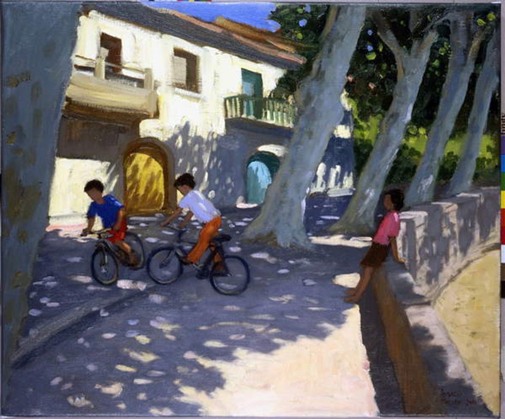 Detail of Boys and bikes, France, 2000 by Andrew Macara