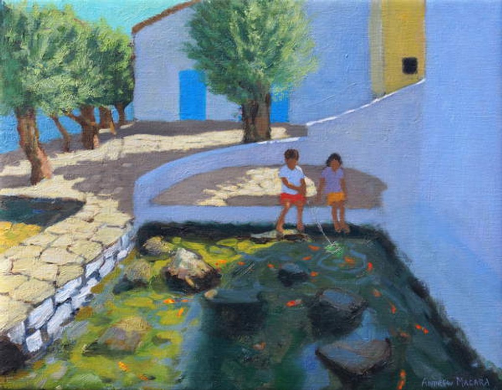Detail of Fish pond, Milos, Greece, 2017 by Andrew Macara