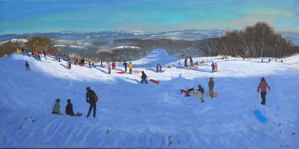 Detail of Snowballing, Allestree Park Derby, 2013 by Andrew Macara