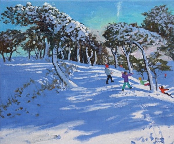 Detail of Winter, Ladmanlow, Derbyshire by Andrew Macara