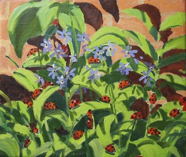 Detail of Ladybirds, 2013 by Andrew Macara
