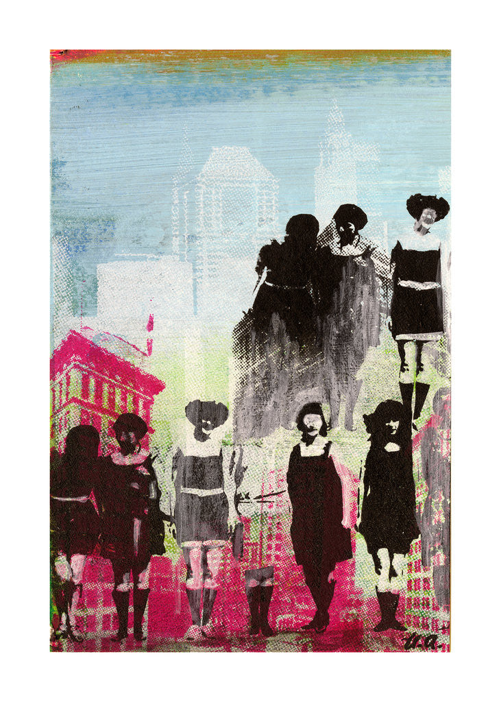 Detail of Stories from the City I by Ulrika Andersson