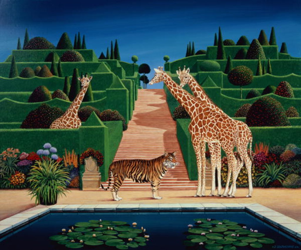 Detail of Animal Garden, 1980 by Anthony Southcombe