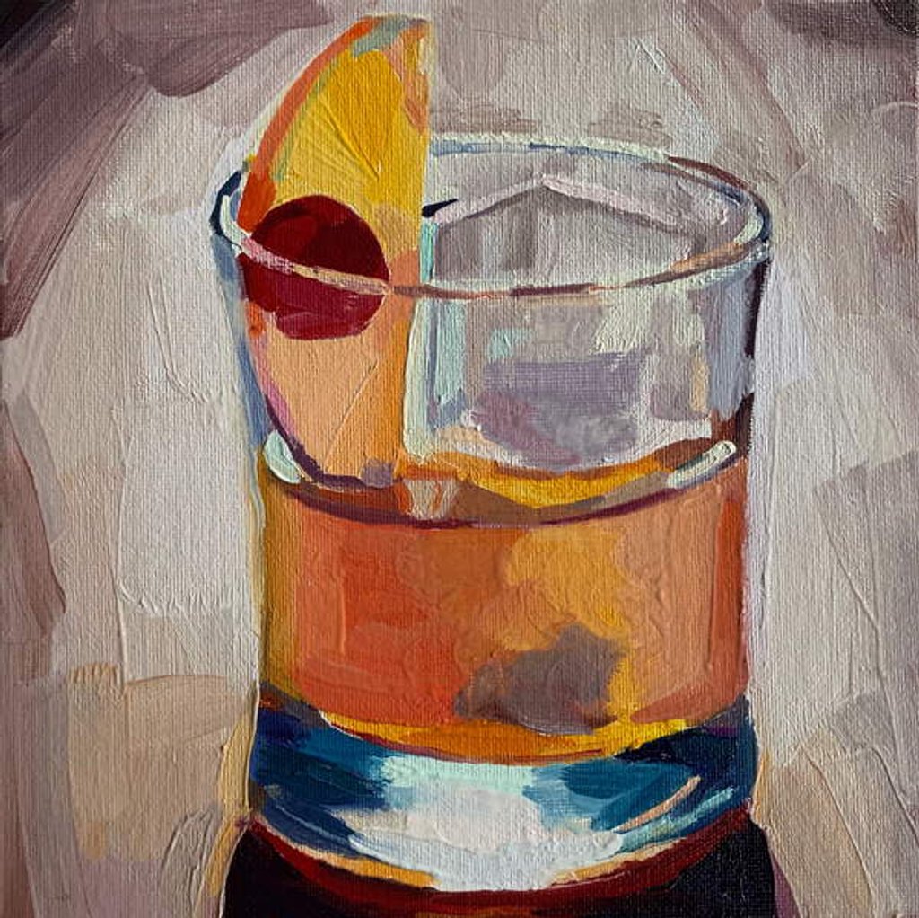 Detail of cocktail 4, 2019 by Barbara Hoogeweegen