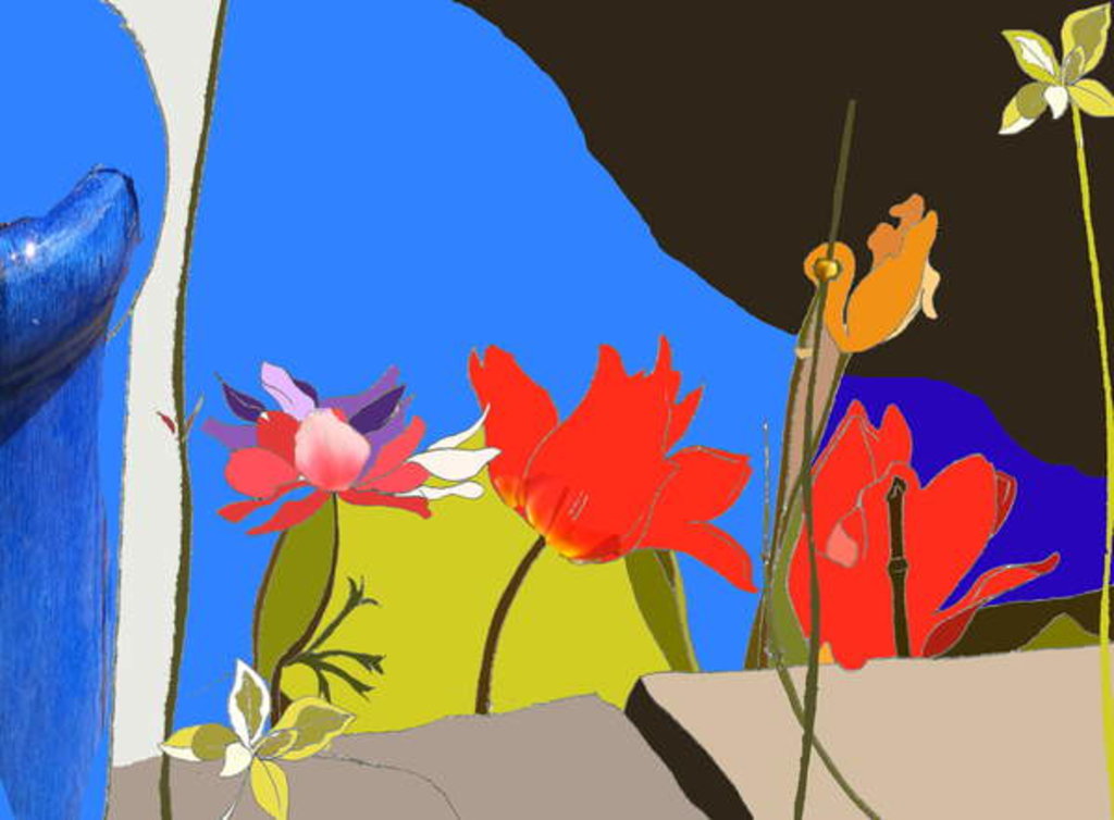 Detail of Dad's Garden by Anna Platts