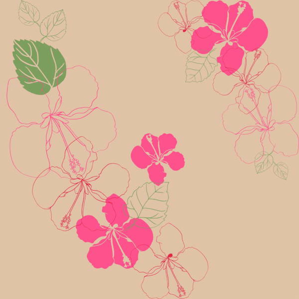 Detail of Hibiscus by Anna Platts