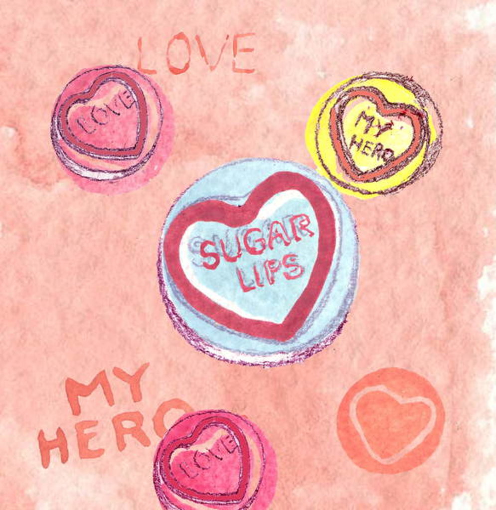 Detail of Love Hearts by Anna Platts