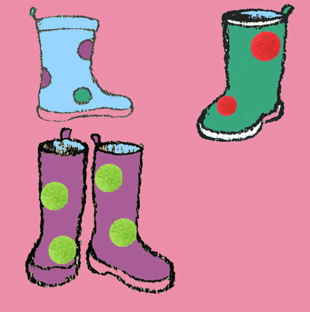 Detail of Wellies by Anna Platts