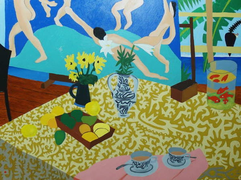 Detail of Tea with Matisse, 2014 by Timothy Nathan Joel