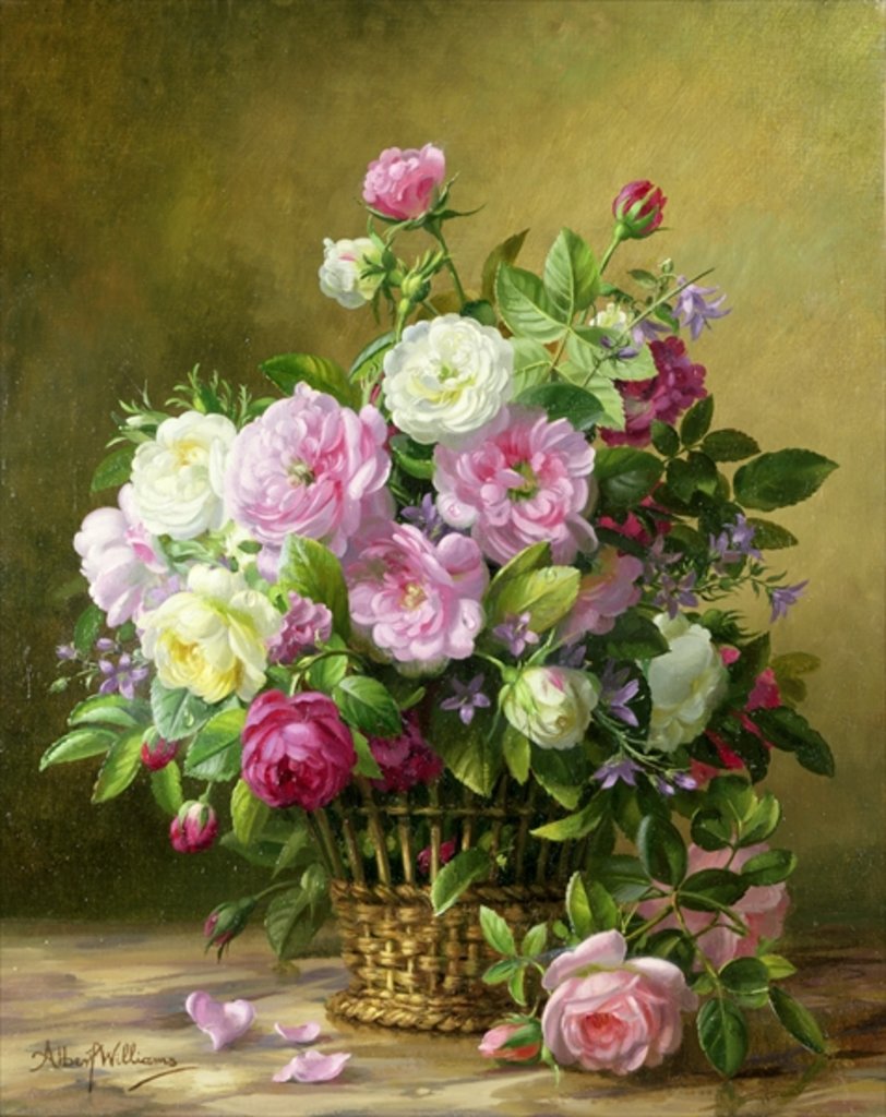 Detail of Roses by Albert Williams