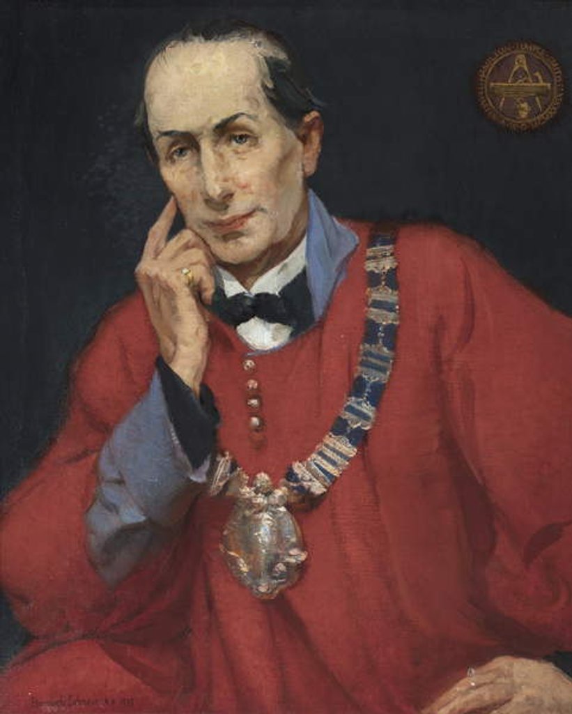 Detail of Hamilton Temple Smith, artist, Master of the Art Workers' Guild in 1939 by Ester Borough Johnson
