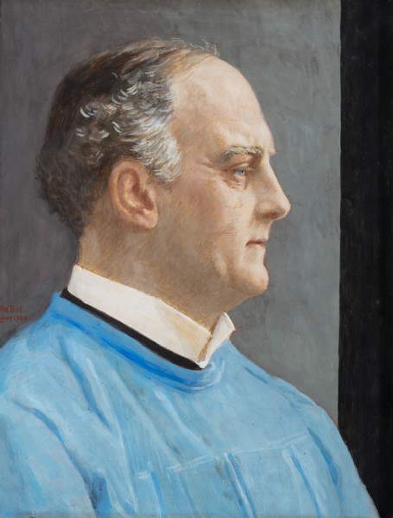 Detail of Portrait of F. W. Pomeroy, 1924 by Robert Anning Bell
