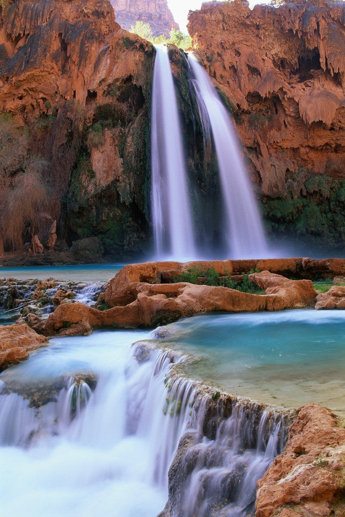 Detail of Havasu Falls by Anonymous