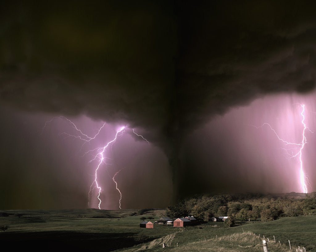 Detail of Farm Threatened by Tornado