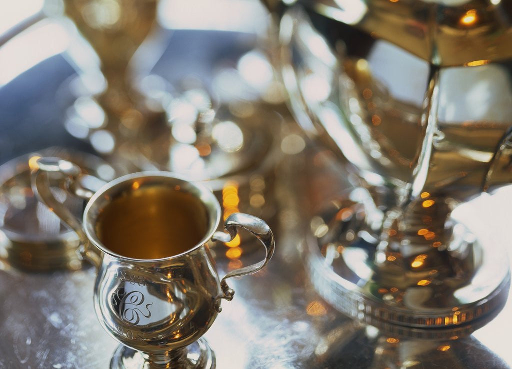 Detail of Silver Tea Service by Anonymous