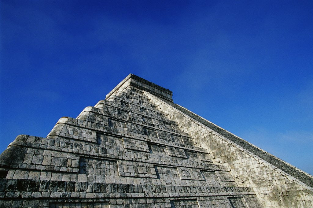 Detail of Pyramid of Kukulcan at Chichen-Itza by Anonymous