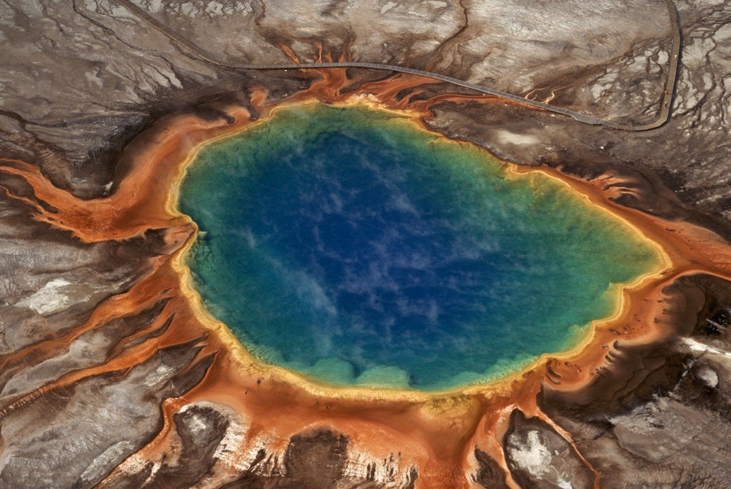 Detail of Steaming Blue Hot Spring by Anonymous