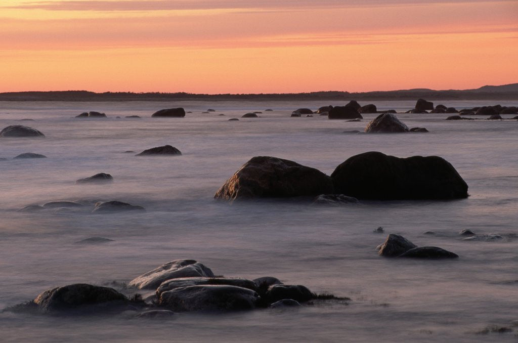 Detail of Erratics at Sunset by Anonymous