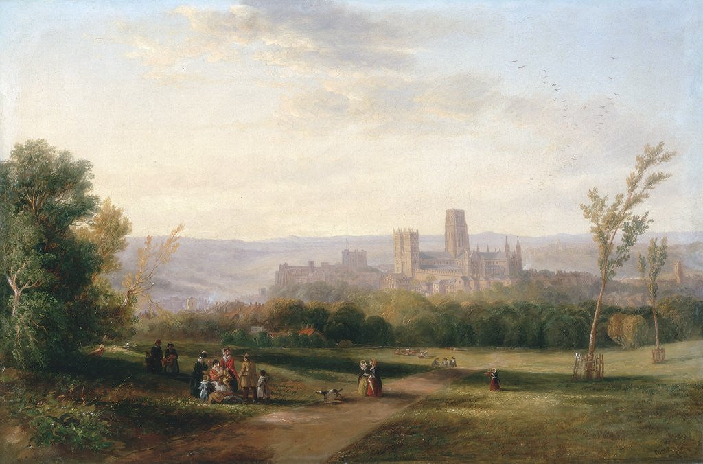 Detail of Durham by John Wilson Carmichael