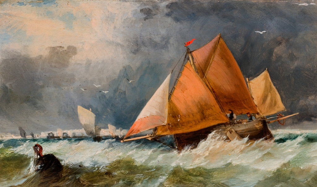 Detail of Fishing Boats, Brighton by Richard Beavis