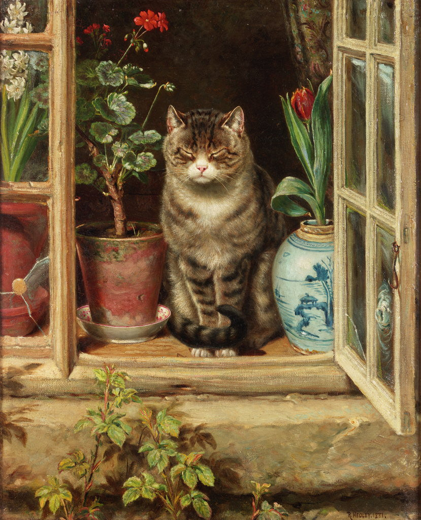 Detail of Blinking in the Sun by Ralph Hedley