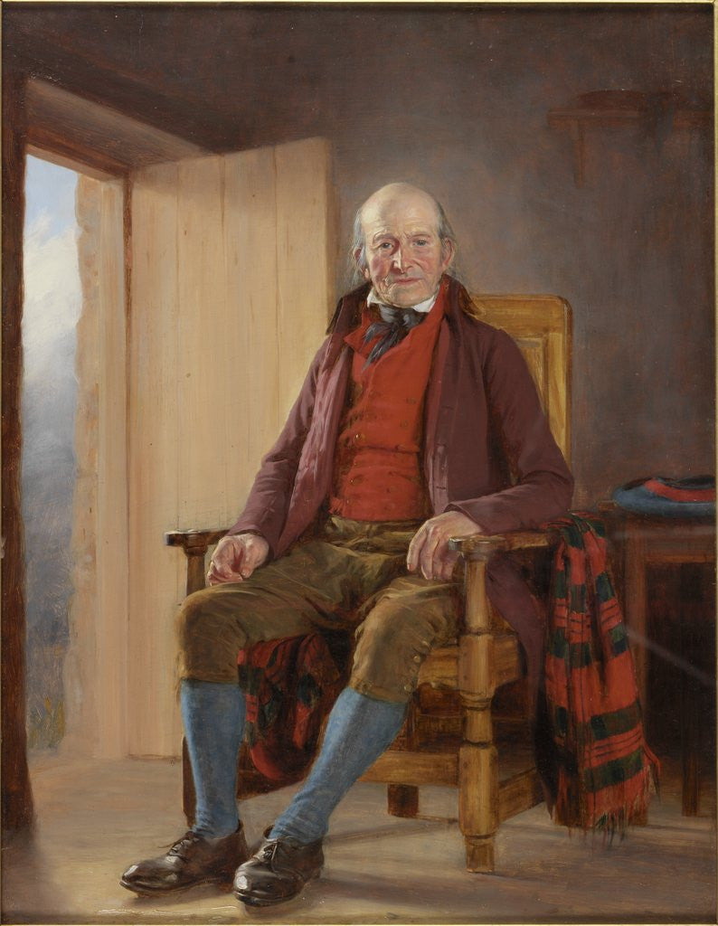 Detail of A Northumbrian Farmer by Thomas Sword Good