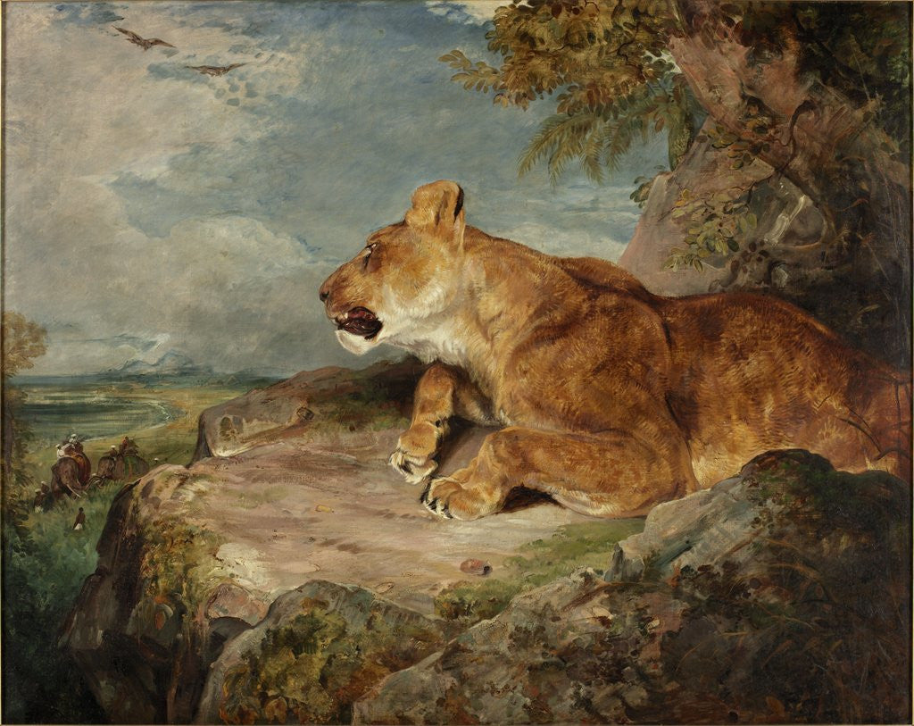Detail of The Lioness by John Frederick Lewis
