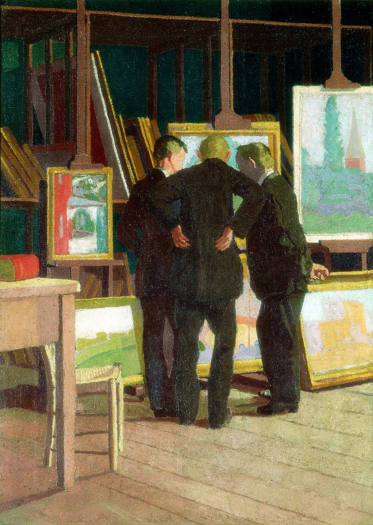 Detail of 19 Fitzroy Street (Walter Richard Sickert's studio) by Malcolm Drummond