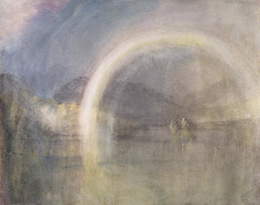 Detail of Rainbow Over Loch Awe, c.1831 by Joseph Mallord William Turner