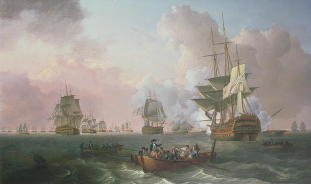 Detail of The Battle of the Nile by William Anderson