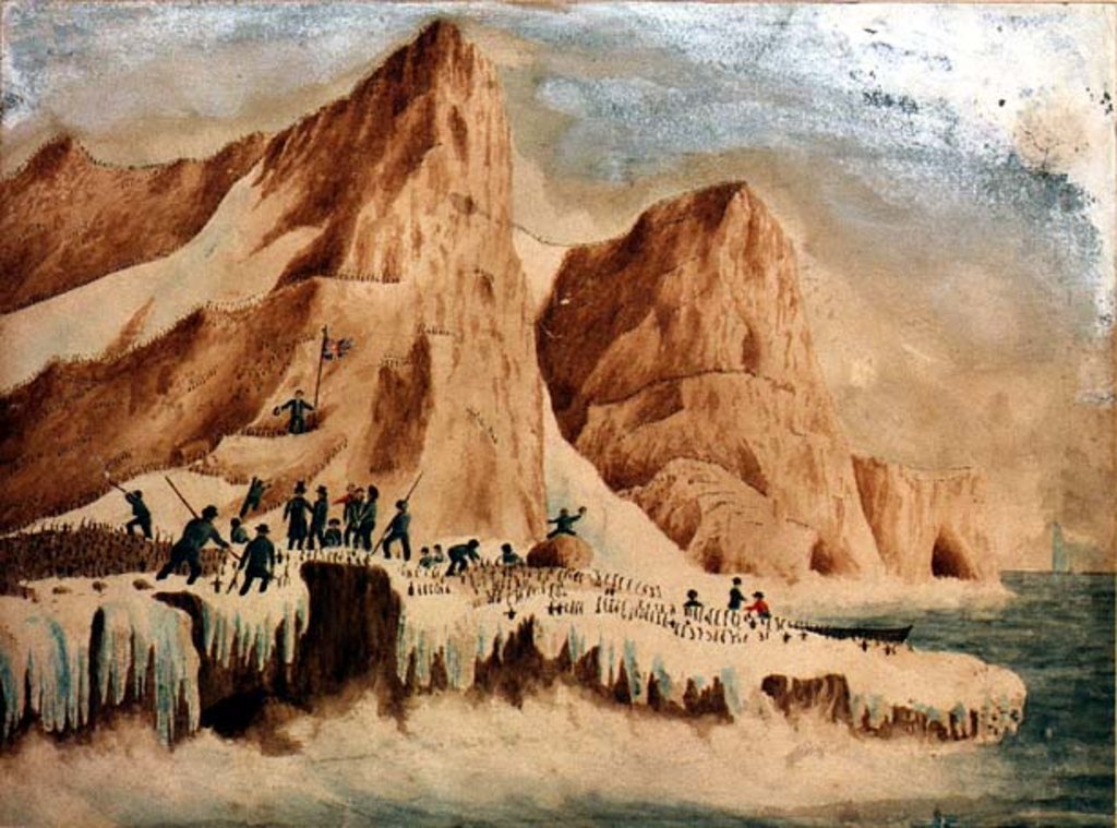 Detail of Possession Island, Victoria Land, 11th January 1841 by John Edward Davis