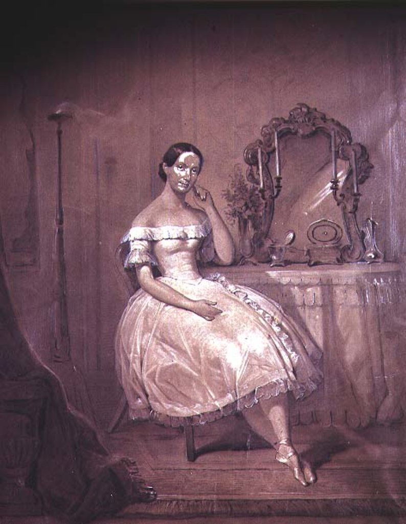 Detail of Ballerina in 19th Century Ballet by Anonymous