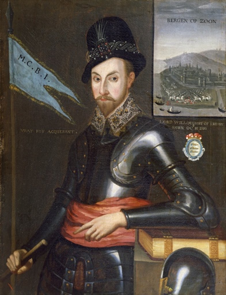 Detail of Portrait of Peregrine Bertie, 13th Baron Willoughby de Eresby by English School