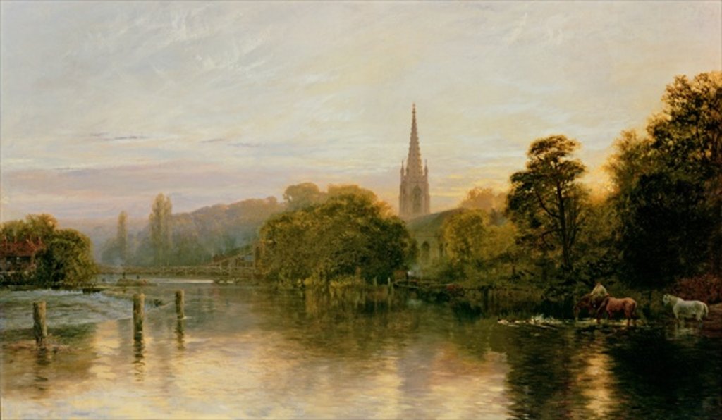 Detail of Great Marlow by George Vicat Cole