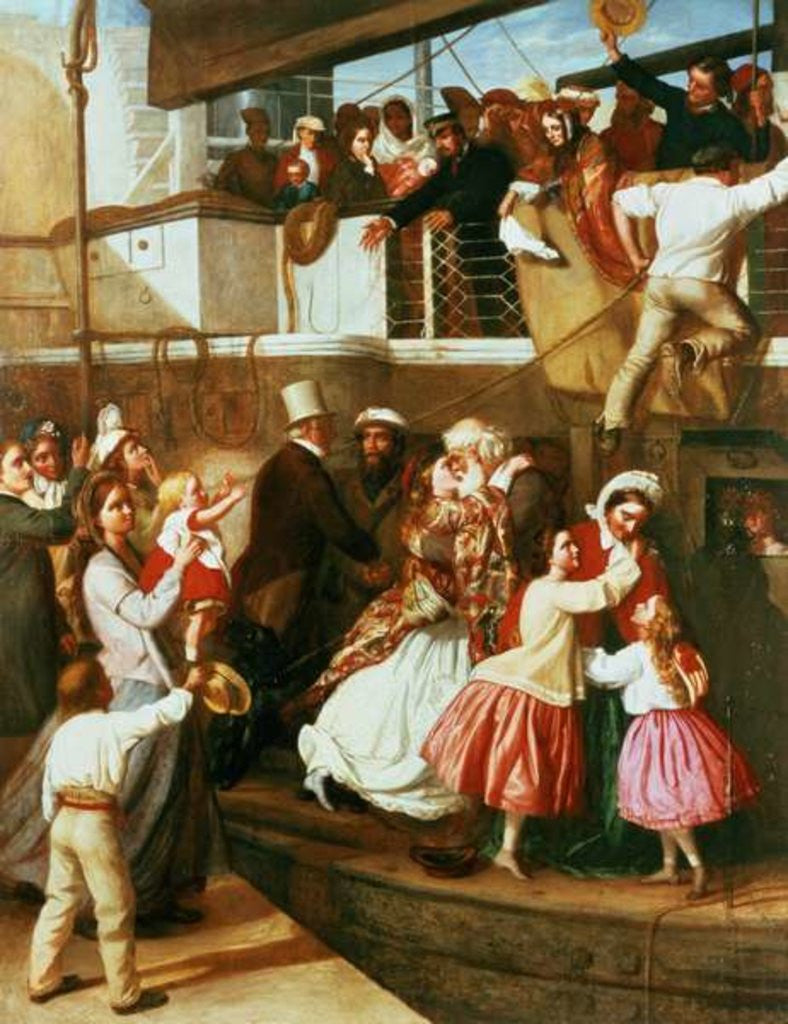 Detail of Embarkation Scene by George Tuson
