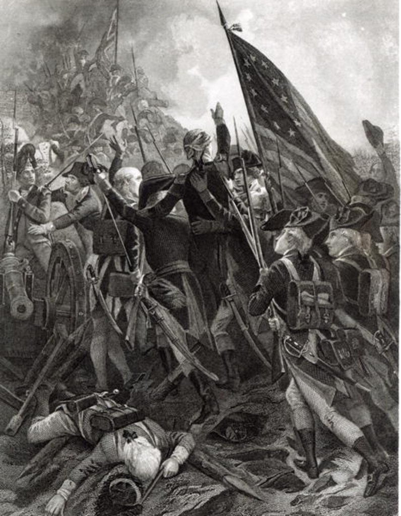 Detail of Storming of Stony Point by American School