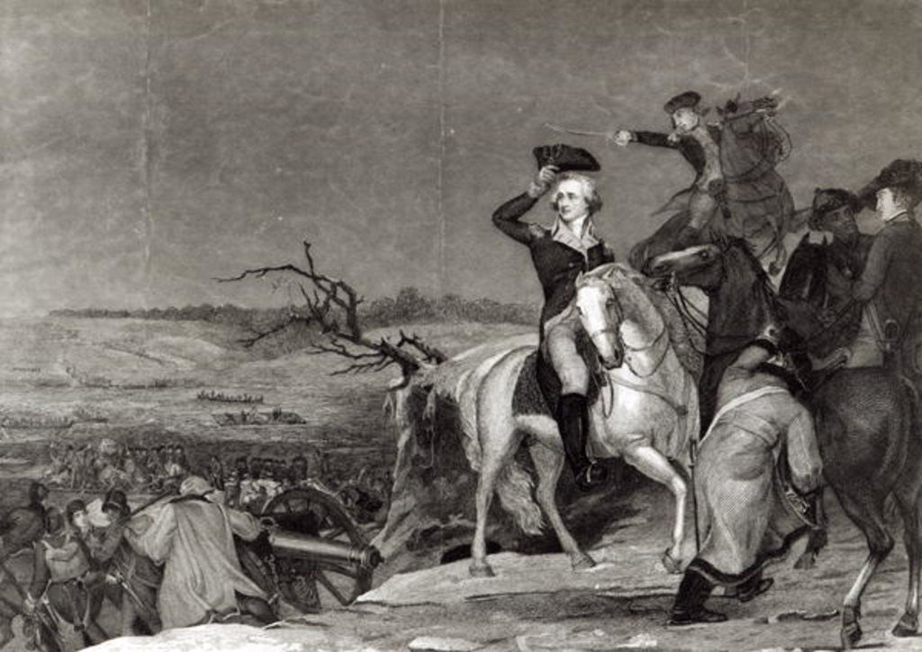 Detail of The Passage of the Delaware in 1776 by Thomas Sully