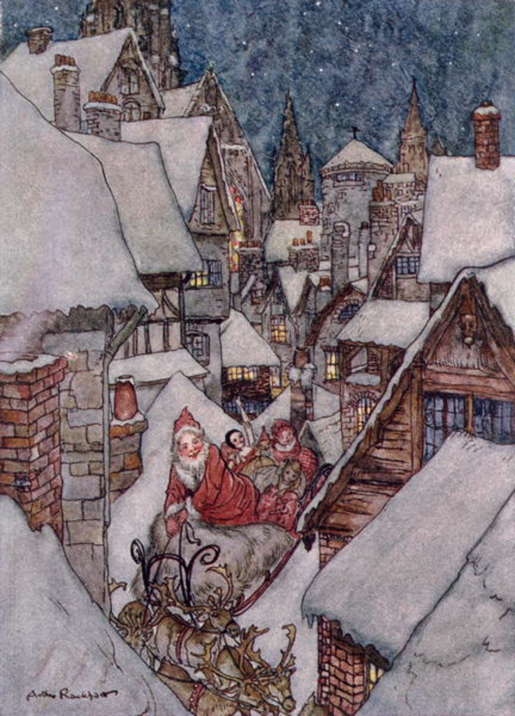 Detail of Christma by from 'The Night Before Christmas' by Clement C. Moore