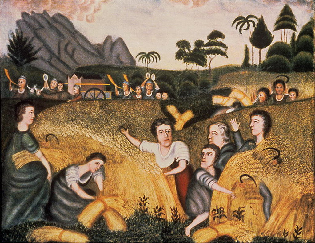 Detail of Ark of the Covenant, c.1865-80 by Erastus Salisbury Field