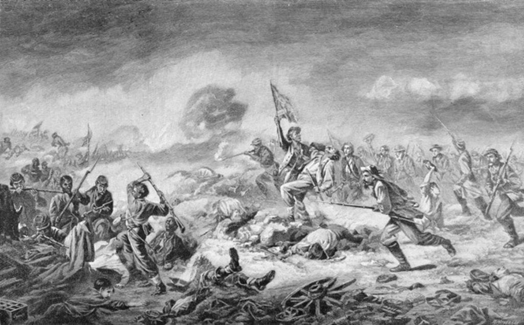 Detail of The Battle of the Crater by John Adams Elder