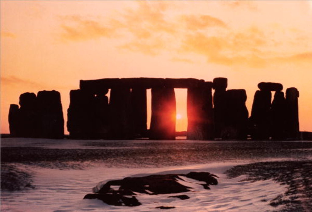 Detail of Stonehenge, Winter Solstice by Anonymous