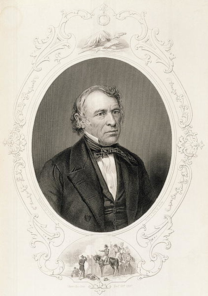 Detail of General Zachary Taylor by Mathew Brady