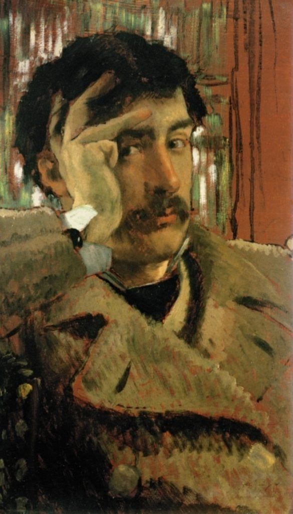Detail of Self portrait by James Jacques Joseph Tissot