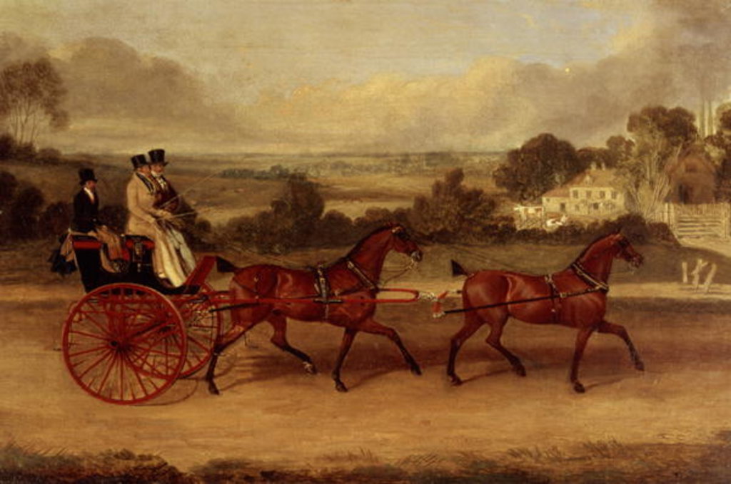 Detail of Coaching scene by James Pollard