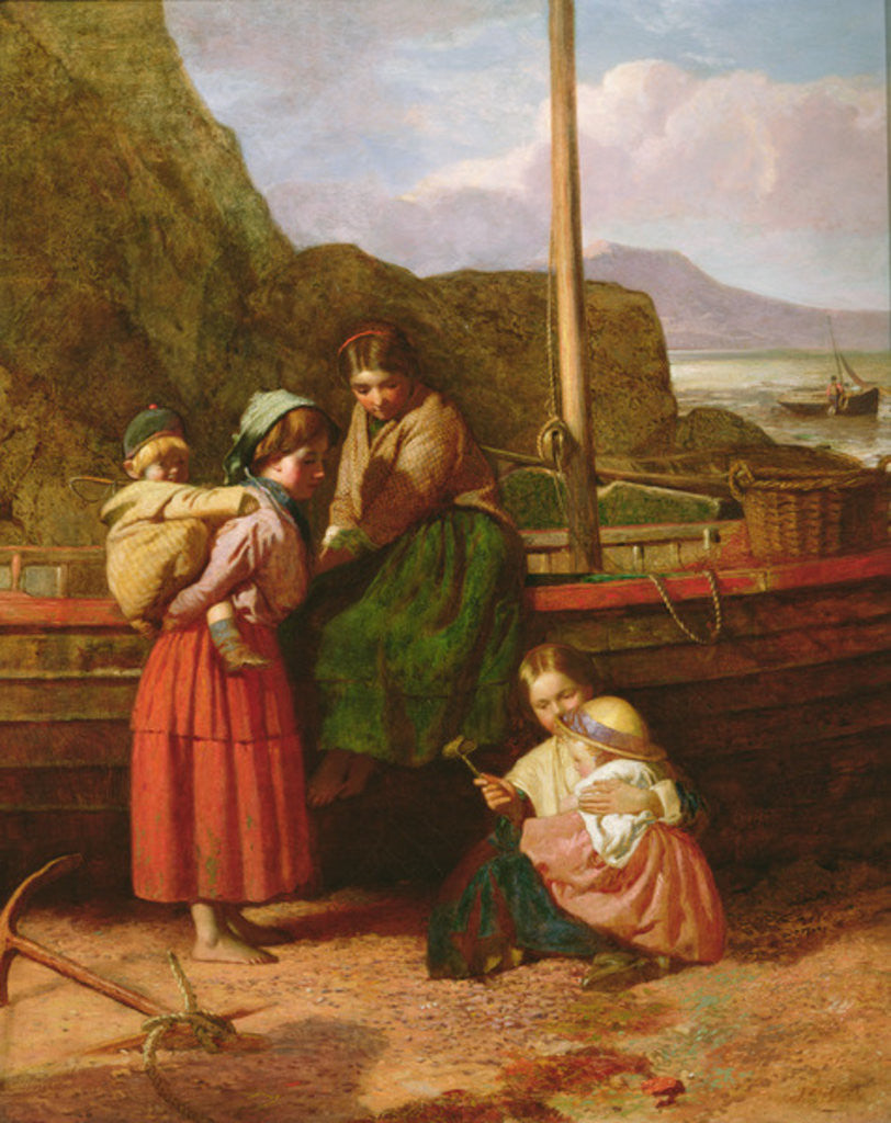 Detail of Fisherman's family by James Waite