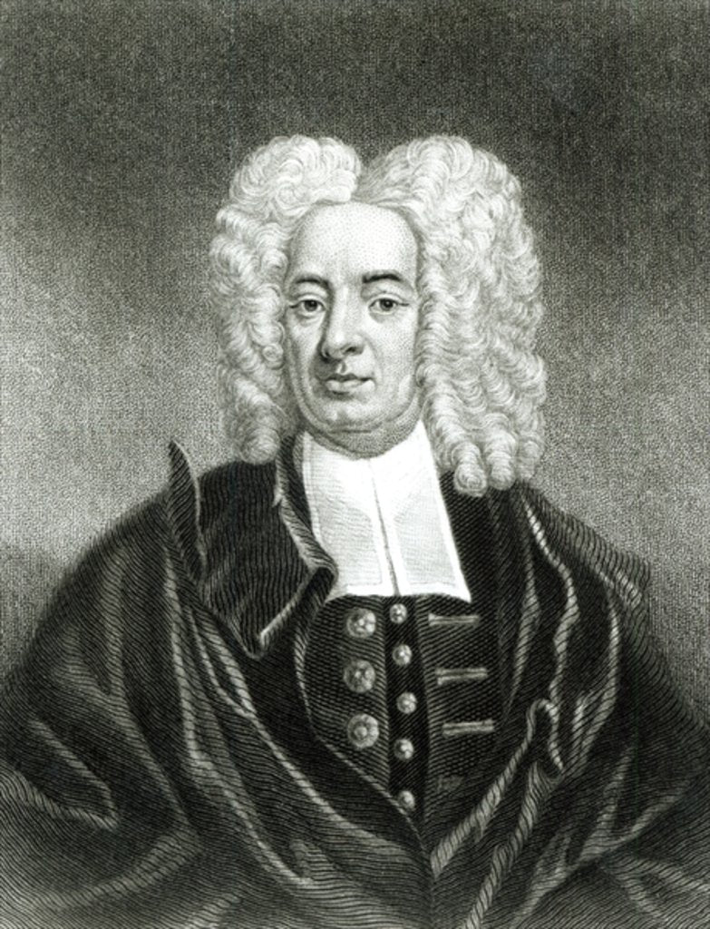 Detail of Cotton Mather engraved by Charles Edward Wagstaff and J. Andrews by Peter Pelham