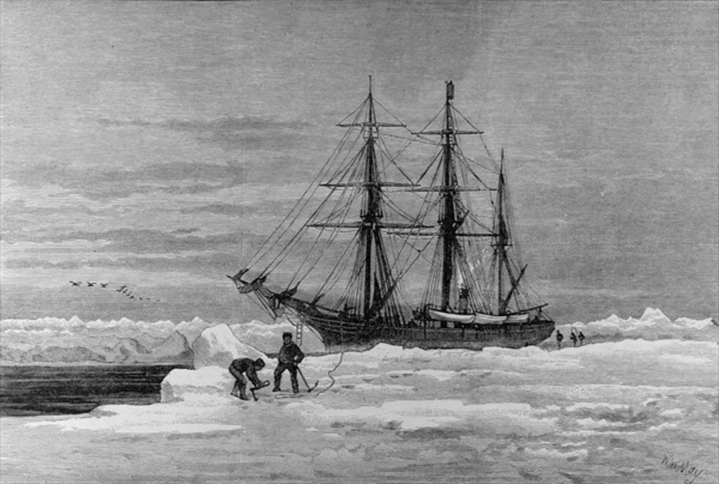 Detail of Arctic Exploration: The Eira, Mr Leigh Smith's Yacht by English School