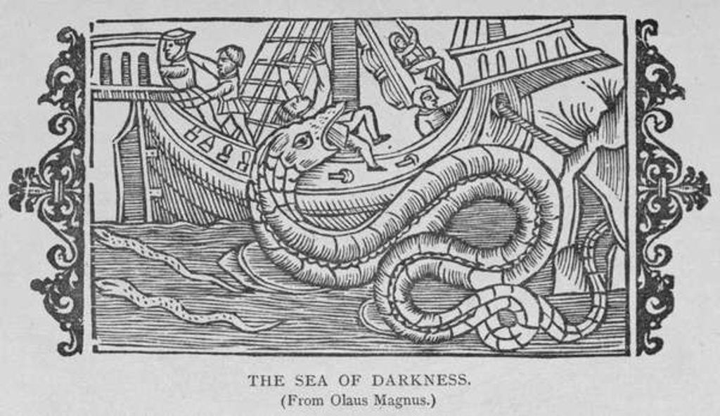 Detail of The Sea of Darkness by English School