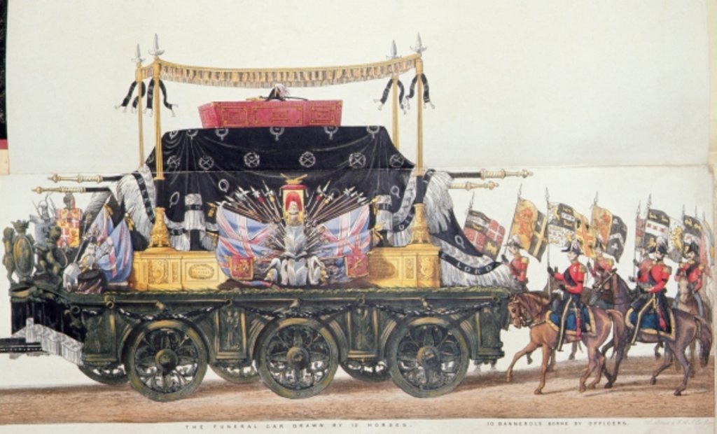 Detail of Funeral Car of the Duke of Wellington, 1853 by Henry Jr & Sala George Augustus Alken