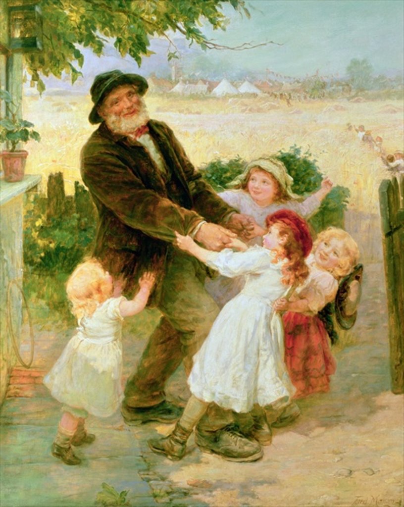 Detail of Going to the Fair by Frederick Morgan